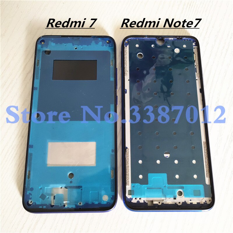 Nuovo per Xiaomi Redmi Note 7 Redmi7 custodia cornice centrale cornice di ricambio coperchio piastra parti di riparazione