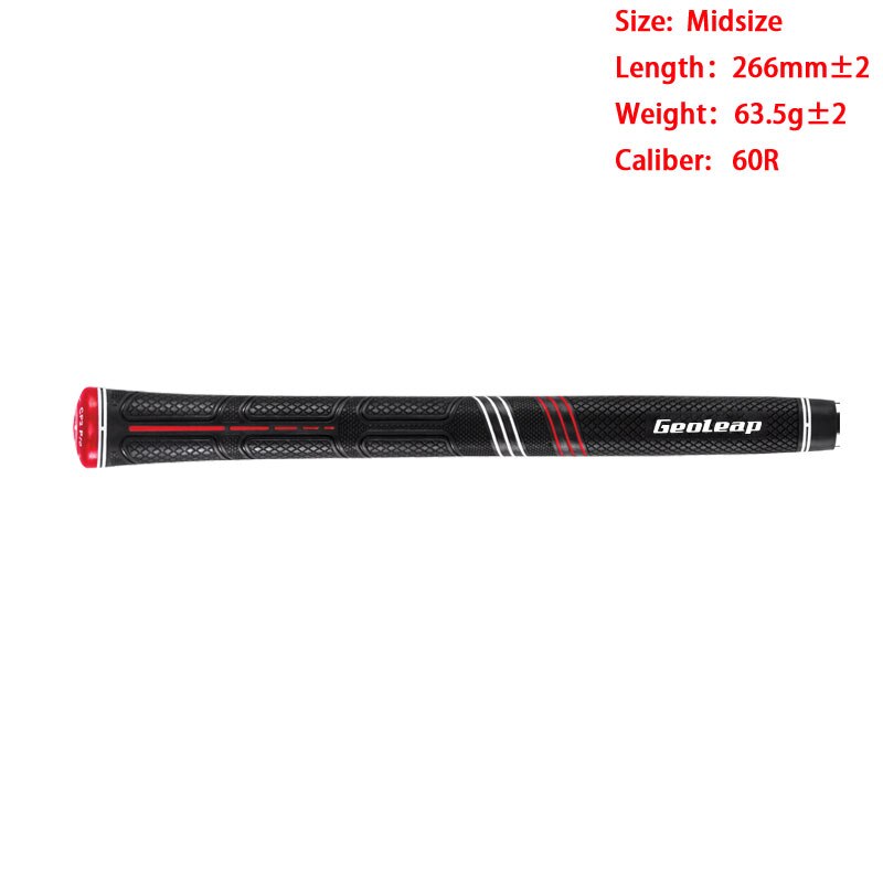 TPE Golf Grip Pro y urdimbre estándar y mediano de Golf Club Grips 10 ps/lote: red midsize