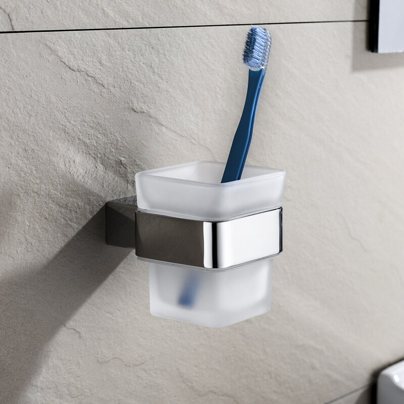 Zahnpasta Hotel Zubehör Zahnbürste Halfter Glas Tasse Platz Edelstahl Wc Zauberstab Montiert Schlecht Veranstalter