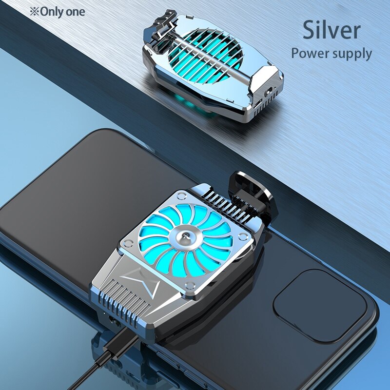 Mobile Phone Radiator Fast Physical Cooling Artifact Cooling Water-Cooled Small Fan Liquid Cooling