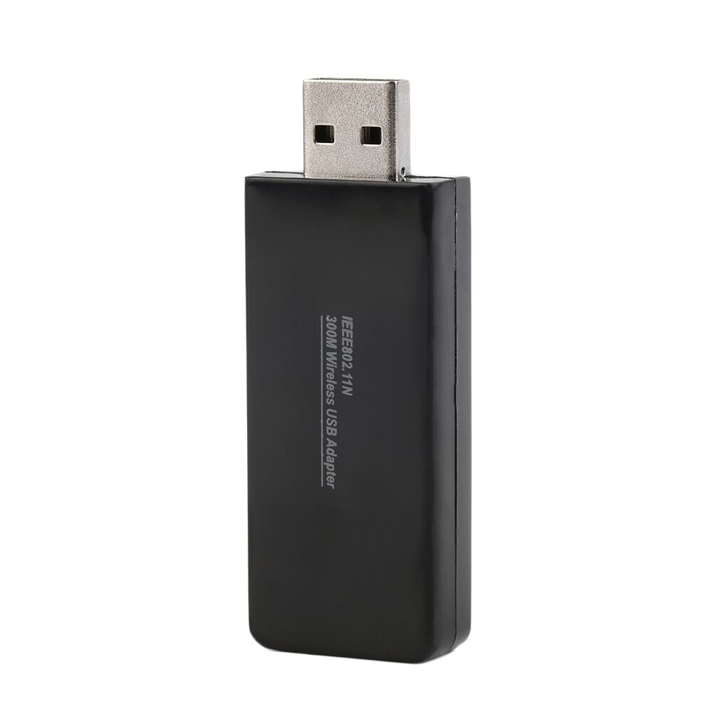 Black Mini 300M 802.11n/G/B Wireless Desktop Computer PC Network Card LAN USB Adapter Wifi W66
