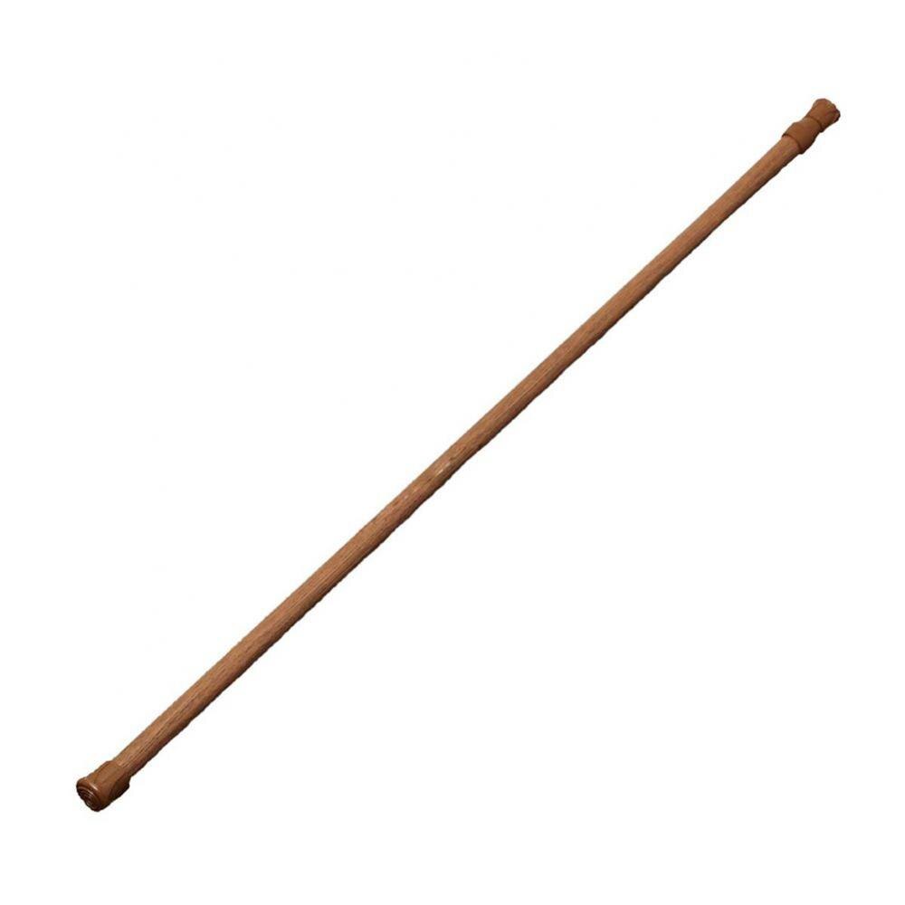 Teleskop Frühjahr Spannung Stange Metall Dusche Vorhang Pole Erweiterbar Raumteiler für Badewanne Dusche Stall Fenster Kleiderschrank: Holz Farbe