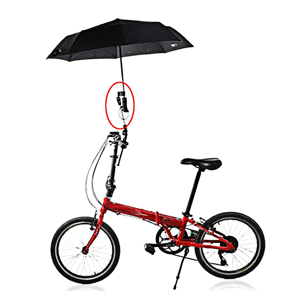Accessoires pour poussette ajustable porte-parapluie, support de parapluie pour bébé, multi-usages pour fauteuil roulant, Parasol, étagère, connecteur de vélo