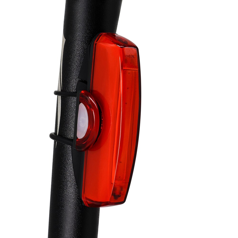 Fiets Achterlicht USB Oplaadbare Fiets COB Lamp Fiets Led-achterlicht Front Light Safety Light Voor Achter Lichten set: Red light