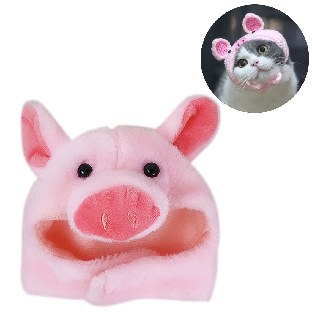 Słodki pies kapelusz zwierząt Kawaii placki czapka ciepłe akcesoria dla zwierząt domowych czapki dla psów czapki zwierząt domowych czapka śmieszne Cosplay dla zwierząt domowych kapelusz dla małych szczeniąt
