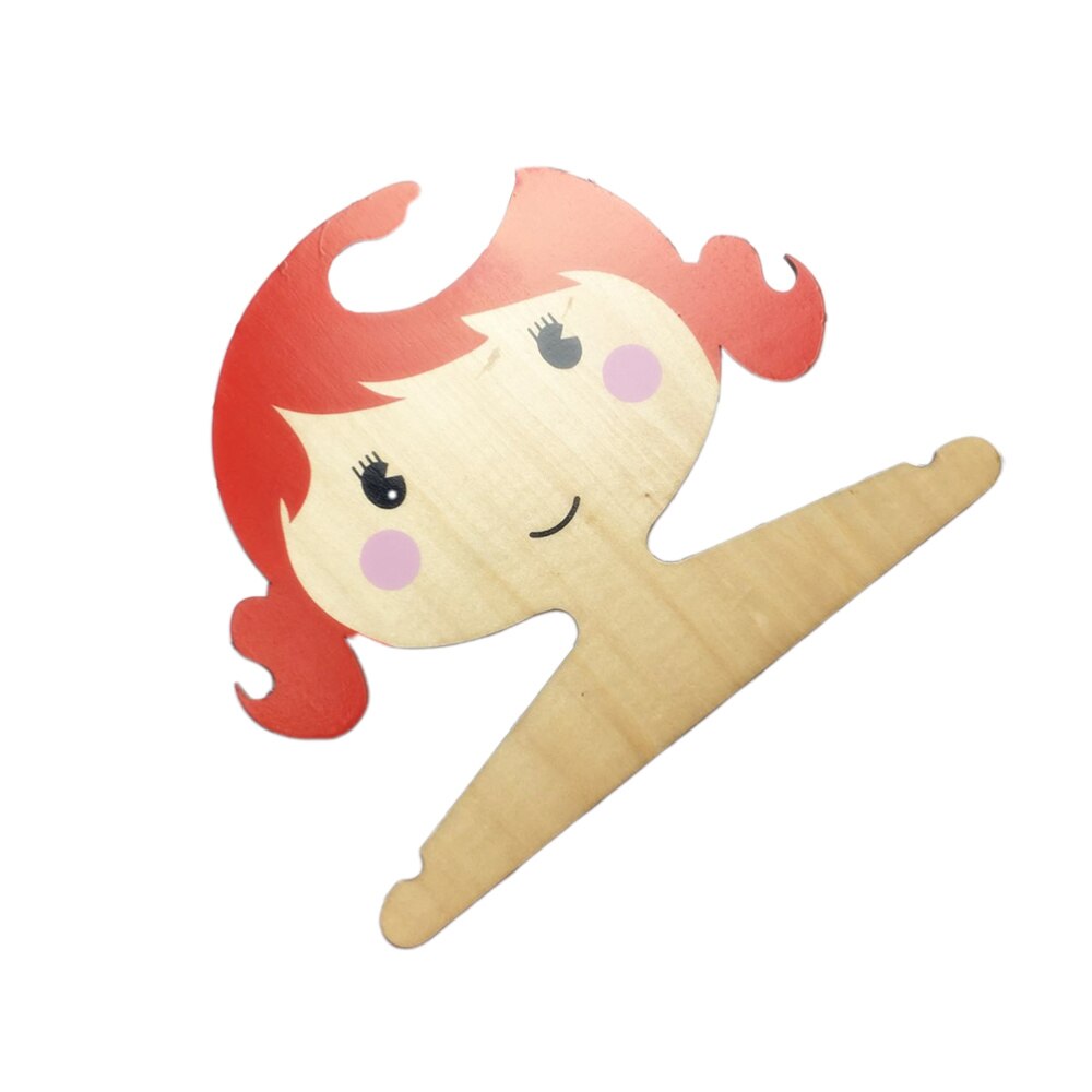 Hand Made Wooden Clothes Rack Wood Clothes Hanger Coat Hanger for Kids Room Children's Clothing Store ) Wooden hanger storage: Orange