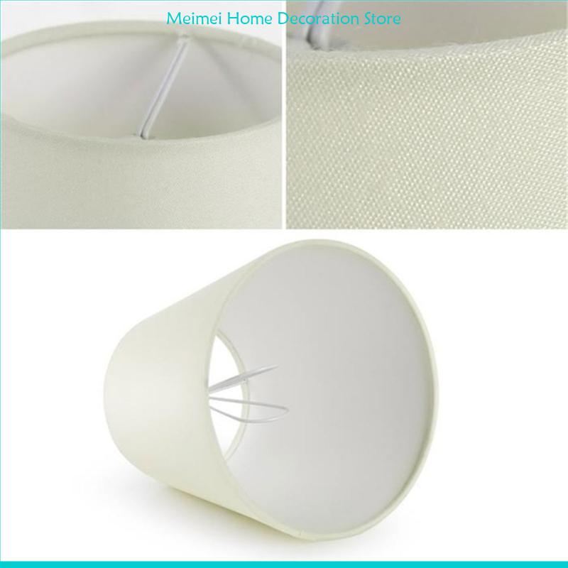 Pack H7BF 3 petites lampes Clip sur les housses lampe Éclairage accessoire PVC Texture tissu pour lustre