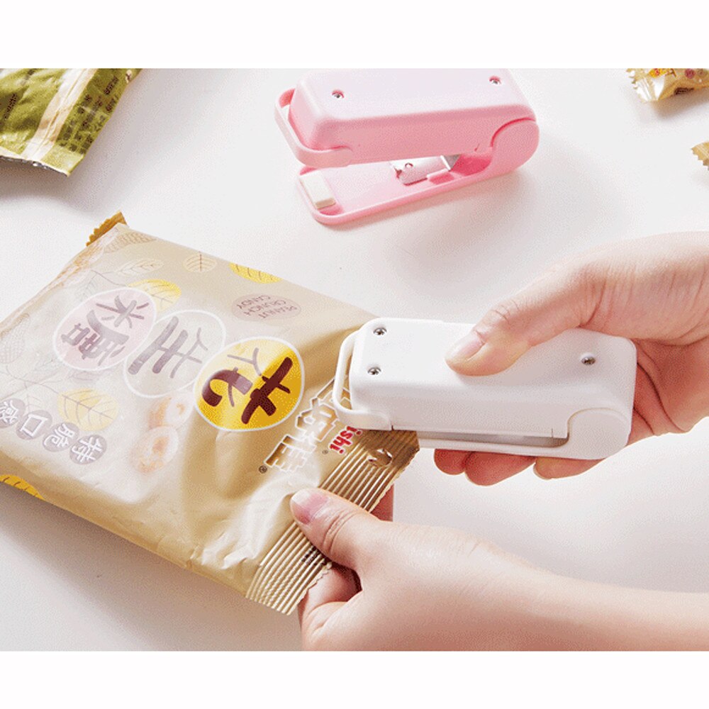 Portable Mini Heat Sealing Machine Sealer Seal Packing Plastic Bag Sealer Tool Sealer Heat Wire Sealing Machine Practical Home