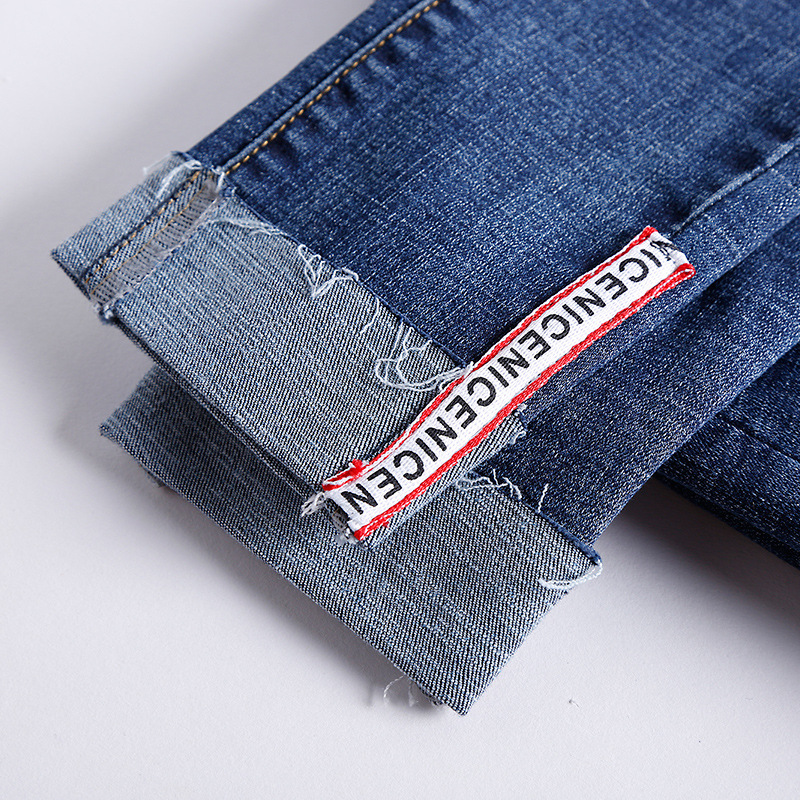 Calça jeans elástica para grávidas, maternidade, cintura justa, roupa para grávidas, abdominal
