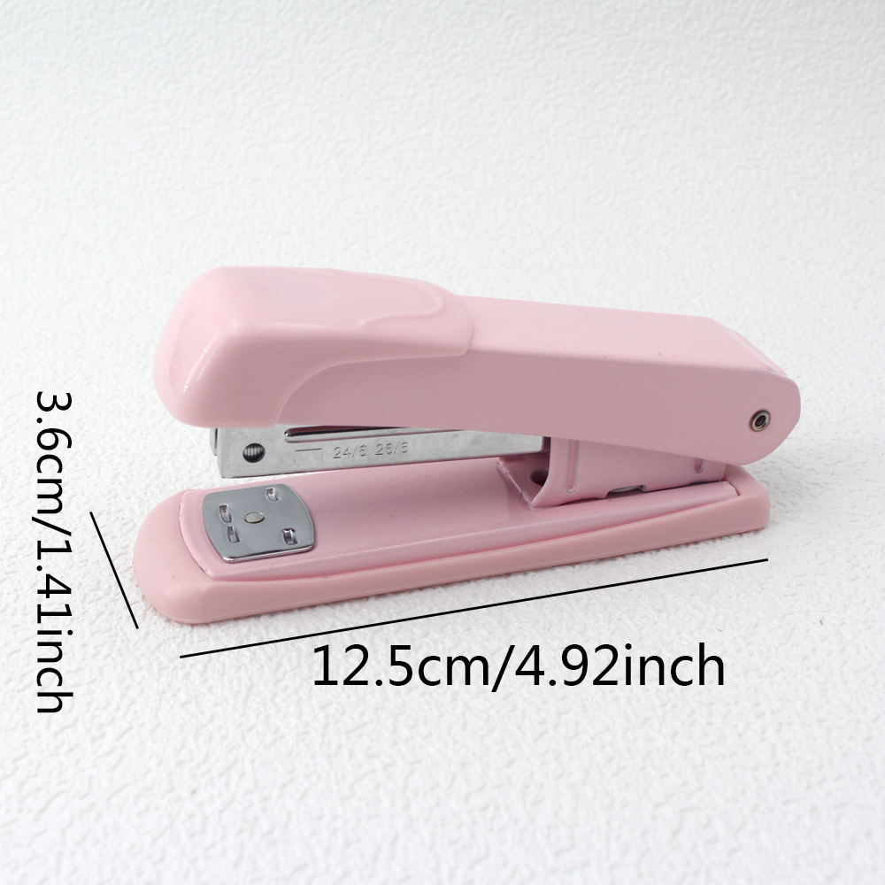 Stapler, staple remover, and staple set - a handy and stylish desktop stapler, perfect for home office use.
