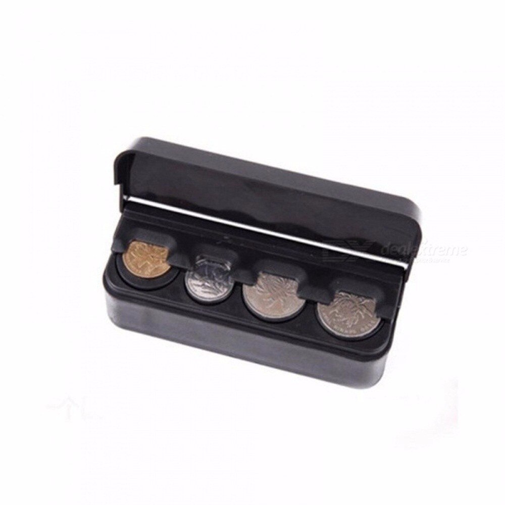 Mini Coin Case Plastic Coin Storage Box 11.5 X 4 X 3.5 Cm