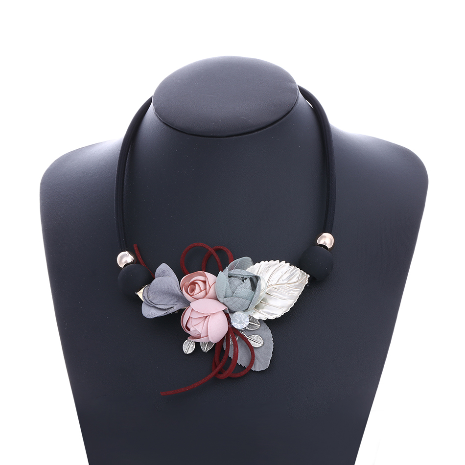 Match-Rechts Vrouwen Ketting Verklaring Kettingen Bloem en Blad Ketting Voor Vrouwen Sieraden SP253