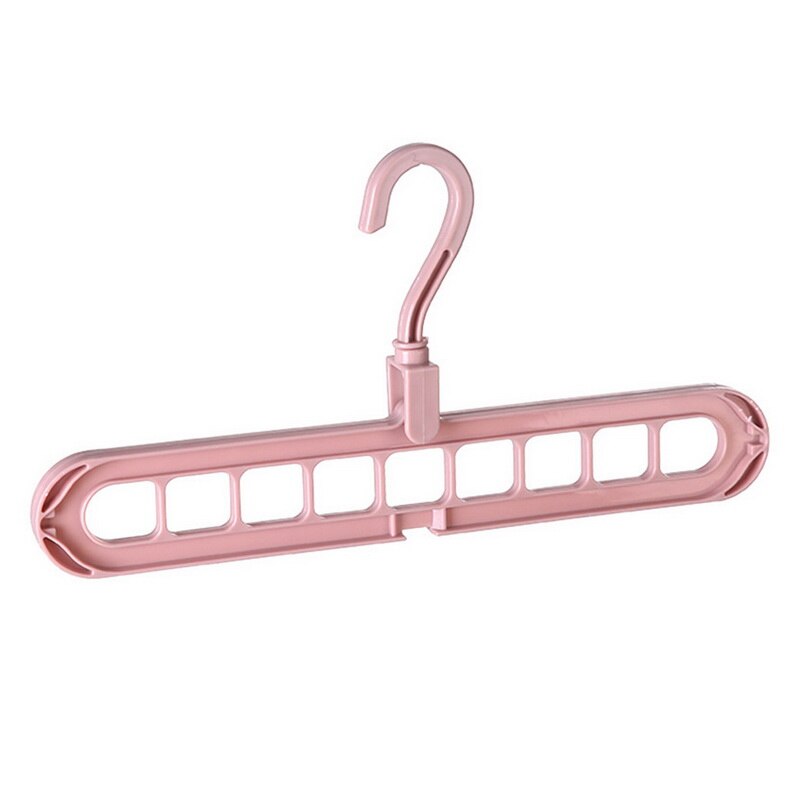 1/3/5/7 Pcs Plastic Opbergrek Met 9 Gat Kleerhanger Handdoek Haak Closet organizer Ruimtebesparend Praktische Hanger