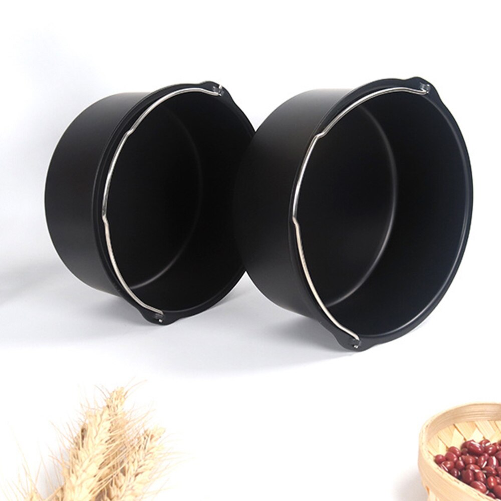 1pc koekenpannen, duurzame bakmand, kleine frituurpan voor thuiskeuken en restaurant