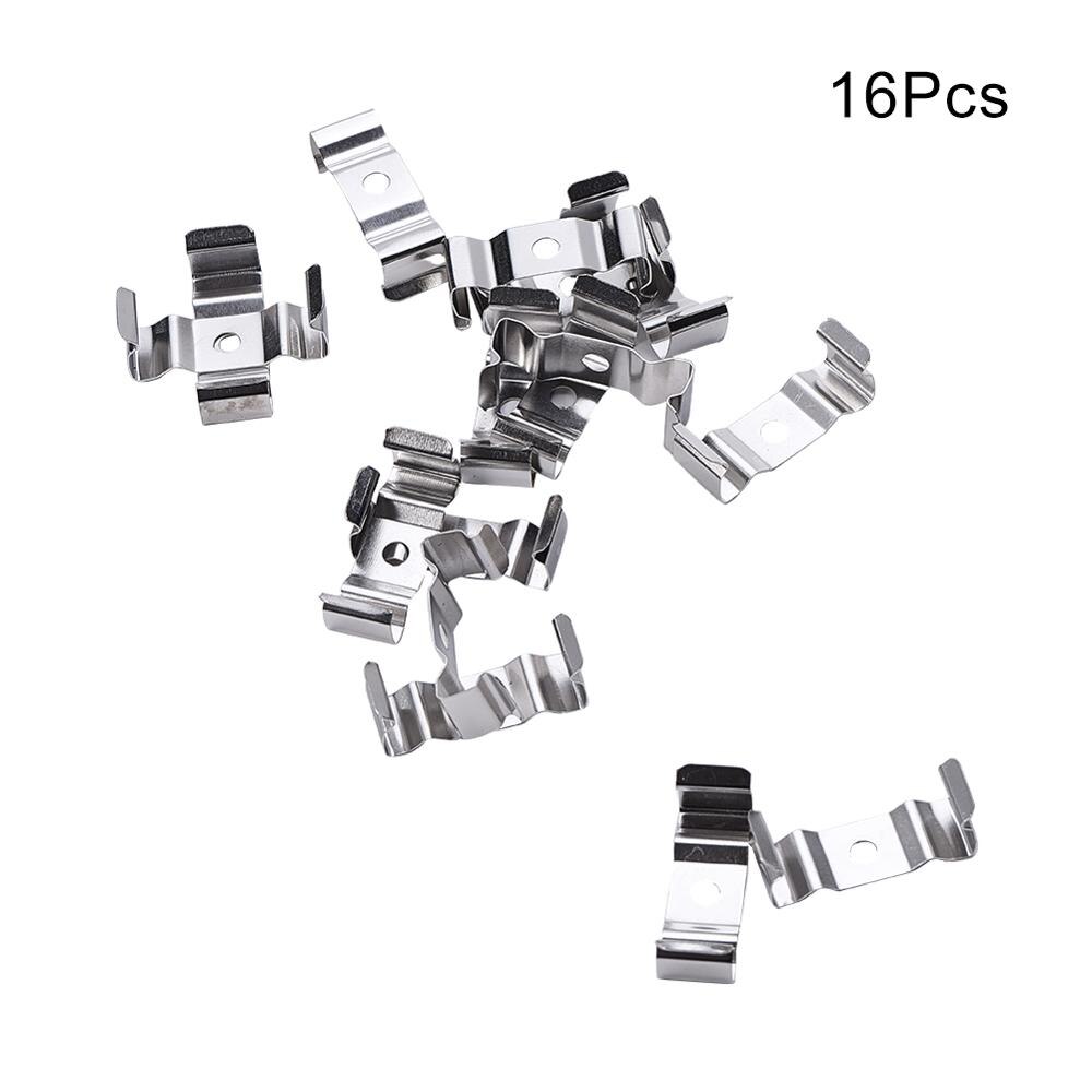 15~100pcs T4 T5 T8 U Clip Holder for Lamp Bracket Lampholder Stainless Steel Fixing Clips Lighting Accessories: For T8 Lamp x16pcs