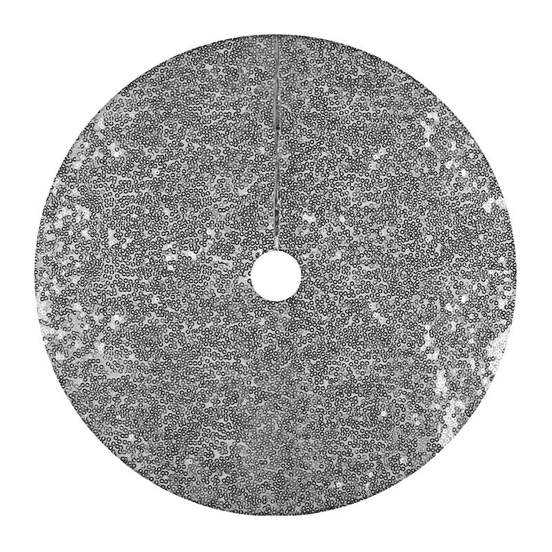 Christmas Tree Skirt, 48 Inch Sequin Xmas Tree Mat For Wedding Party And Performance: B