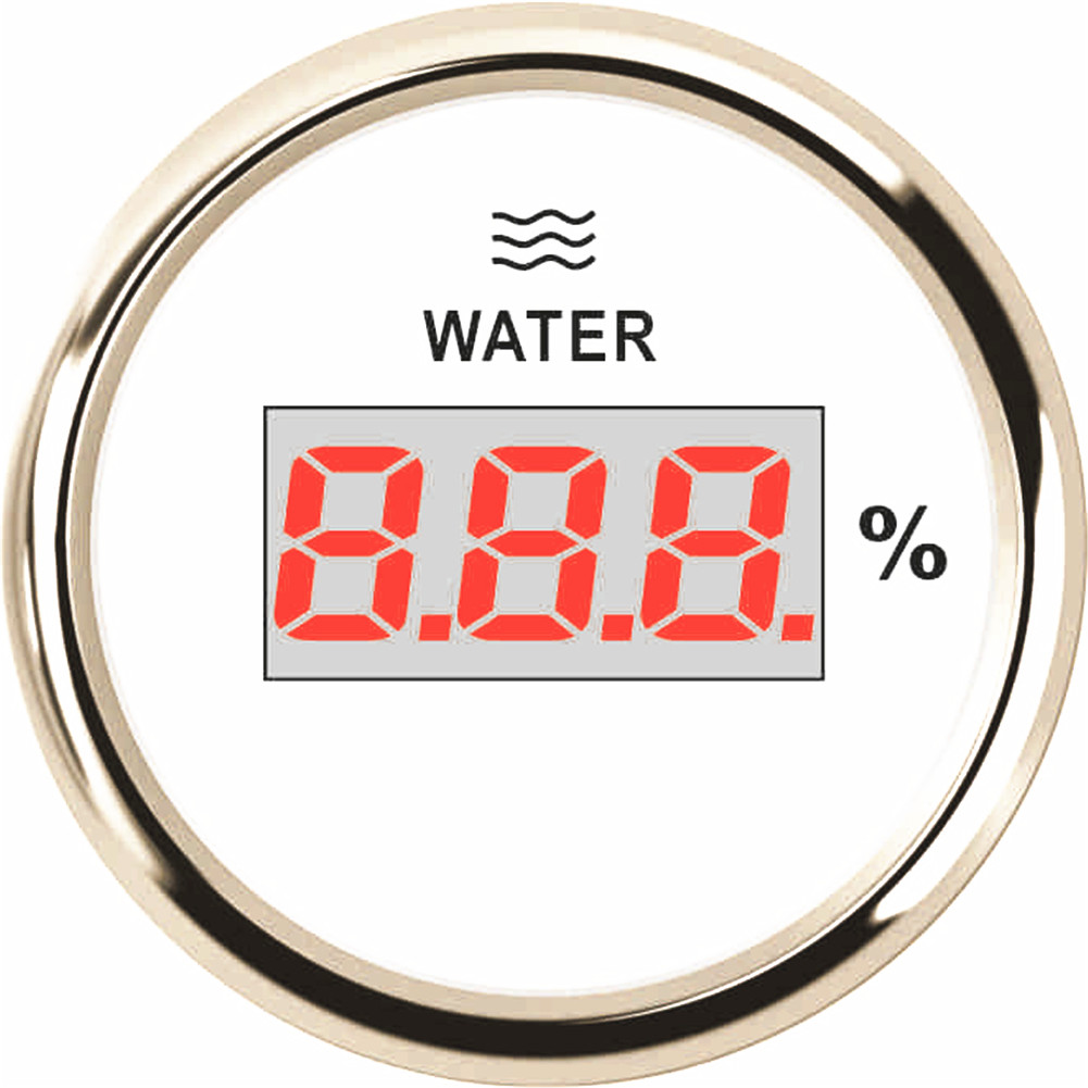1Set Auto 52Mm Digital Water Niveau Meters 0-190ohm 6-24V Water Niveau Sensoren 100 150 200 250 300 350 450Mm Afzenders Voor Auto Boot