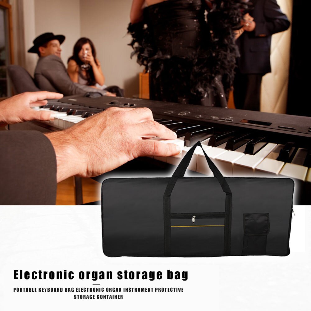 Piano Instrument Portable Keyboard Bag Case Pouch Electronic Organ Waterproof for Music Lovers Playing Accessories
