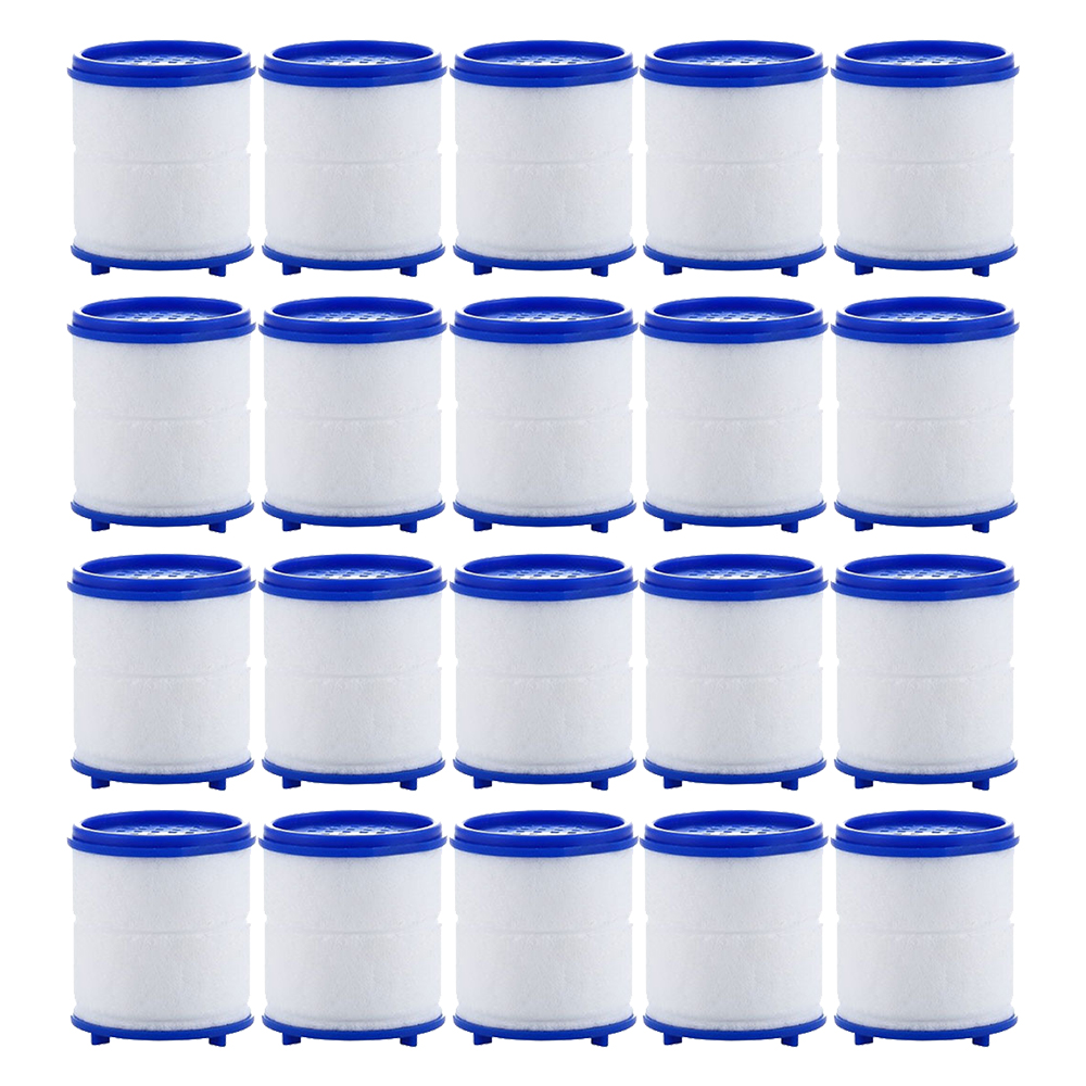 24-2 Stuks Kraan Waterfilter Purifier Element Huishoudelijke Waterfilter Voor Keuken Badkamer Douche 360 ° Verwijderen Chloor Zwaar Metaal: Marineblauw