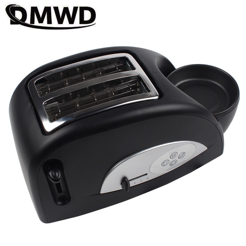 DMWD 2 in 1 Household Toaster Bread Machine Multifunction Breakfast Maker Steamed Egg Sandwich Maker Electric Oven 5 gear 220V