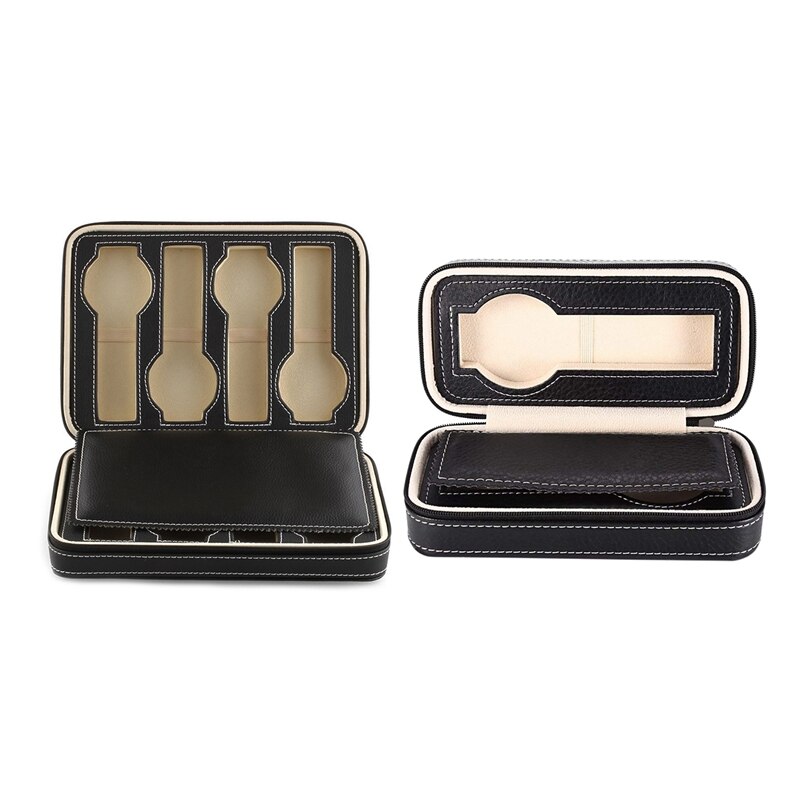 Afsluitbare Horloge Opbergdoos Uitneembare Horlogekussens Horloge Displaydoos Horloge Organizer Cadeau kopen vanaf een prijs van 13