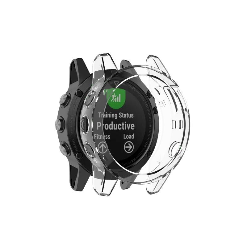 Soft Clear Tpu Protector Case Cover Voor Garmin Fenix 5 5 S 5X Gps Smart Horloge Accessoires Voor Fenix5 Shatter-Slip Shell Case: 1