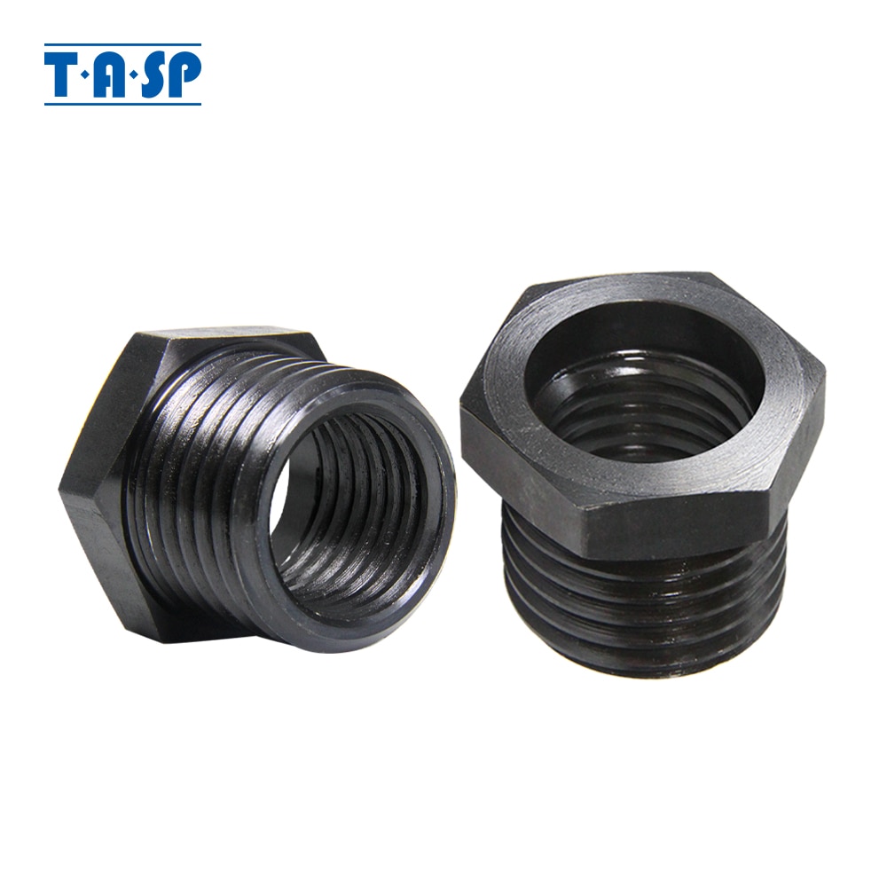 TASP Wood Lathe Headstock Spindle Adapter M33 1 Inch M18 Wood Turning Threaded Insert Chuck Adapter for Woodworking Accessories