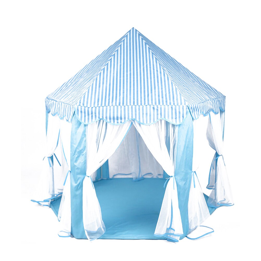 Baby Play House gioco tenda giocattoli Baby Princess Castle Kid's Ocean Ball Pit Pool tenda da gioco pieghevole pieghevole portatile tende Teepee: Sky Blue NO Balls