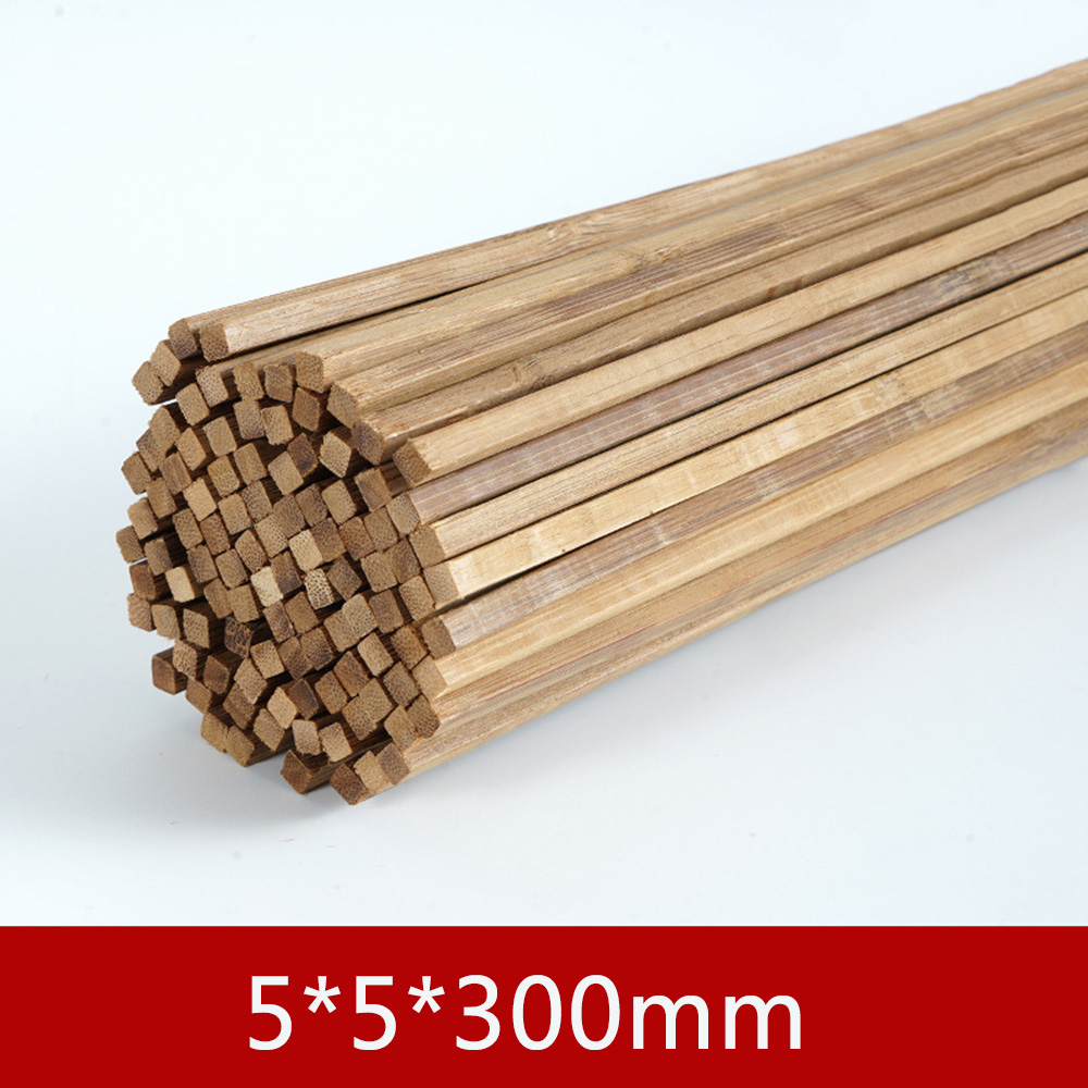 10 pièces/lot de matériel de modèle de construction en bois de bambou, bricolage, meubles artisanaux faits à la main, fabrication de lanternes, ornements: plum