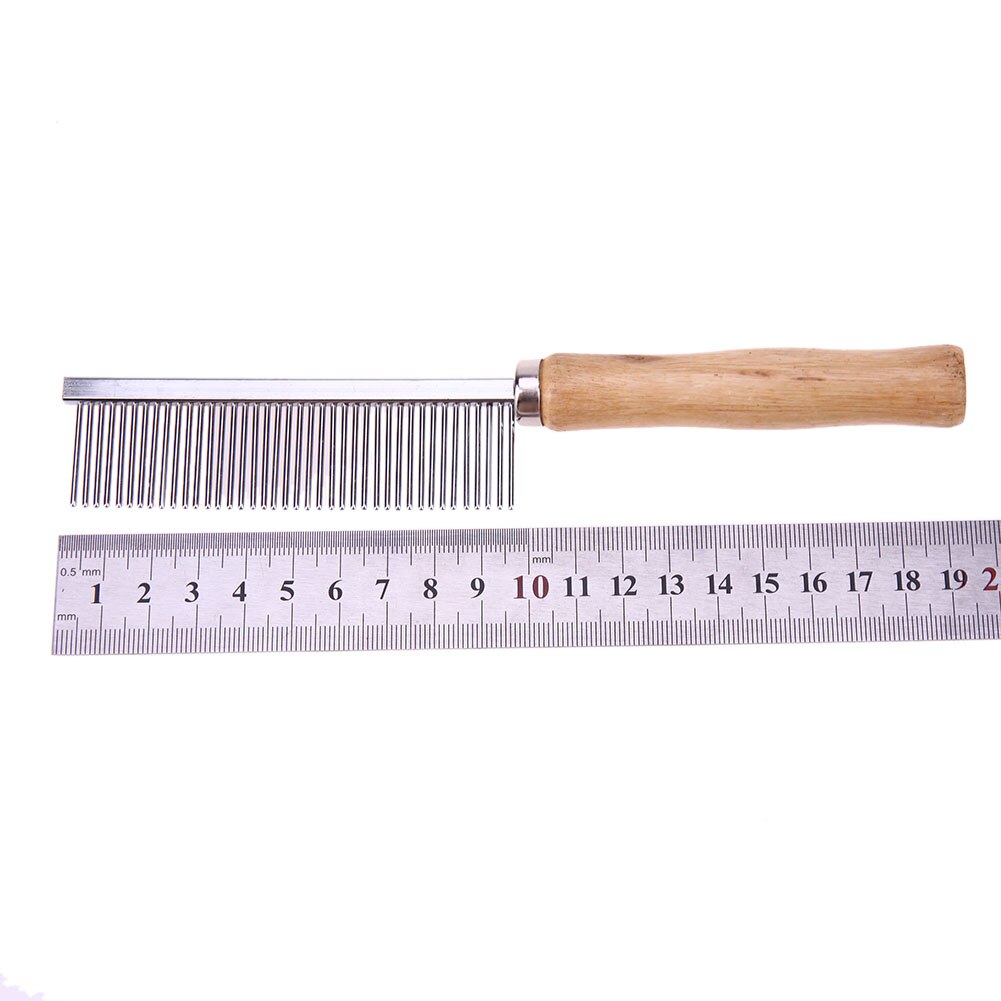 19.5 cm chien peignes longue épaisse poils fourrure enlèvement brosse animaux chien chat toilettage peignes
