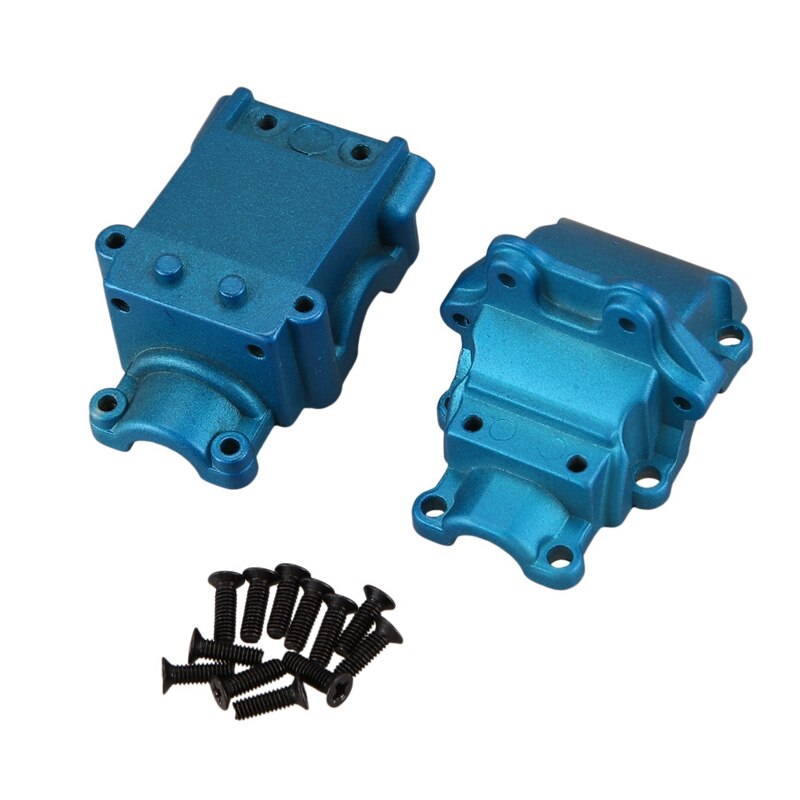 2Stck Metall Welle Kasten Getriebe Kasten Oberen und Unteren Abdeckung 144001-1254 für 1/14 WLtoys 144001 RC Auto ersatzteile