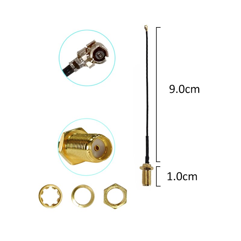 2 kpl 10cm 21cm jatkojohto ufl to rp sma liitin antenni wifi letkukaapeli ipx to rp-sma naaras ipx 21cm