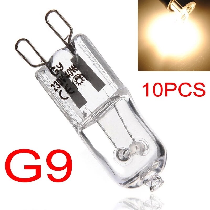 10Pcs G9 Halogeen Lampen 230-240V 25W/ 40W Frosted/Transparant Capsule Case led Lampen Verlichting Warm Wit Voor Thuis Keuken