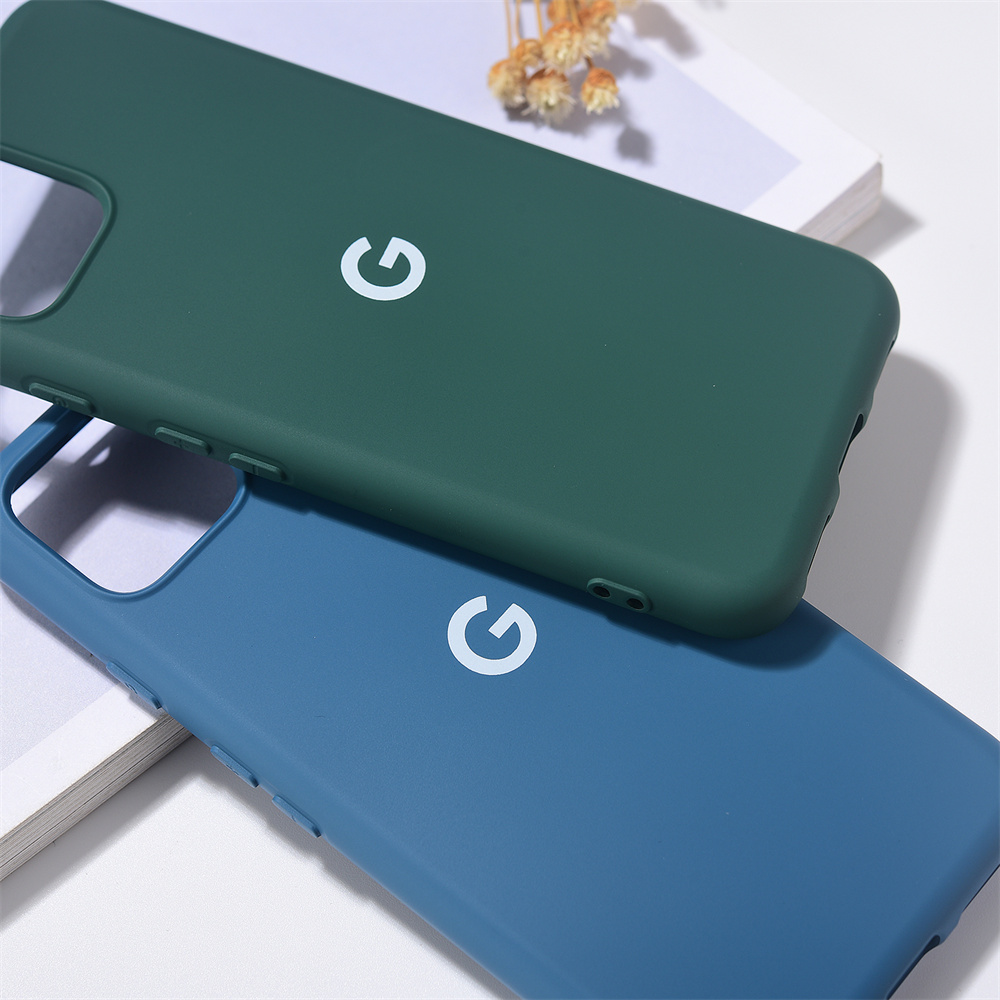 Originele hoes voor google pixel 4 , schokbestendige hoes van vloeibaar siliconenrubber, volledige bescherming voor pixel 4a 4g 5g 4xl telefoontas