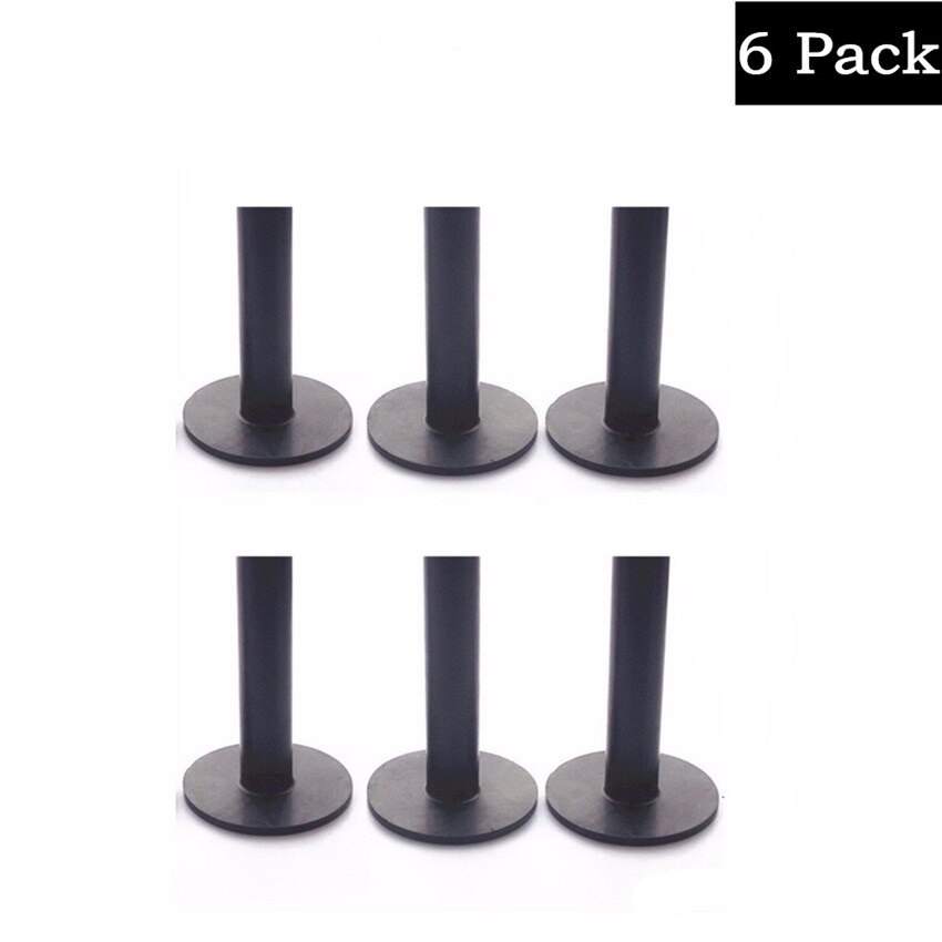Golf Tees de goma 6 unids/set rango de conducción practica la ayuda de entrenamiento herramientas camiseta para aire libre deportes Durable titular negro golfista dedo diez
