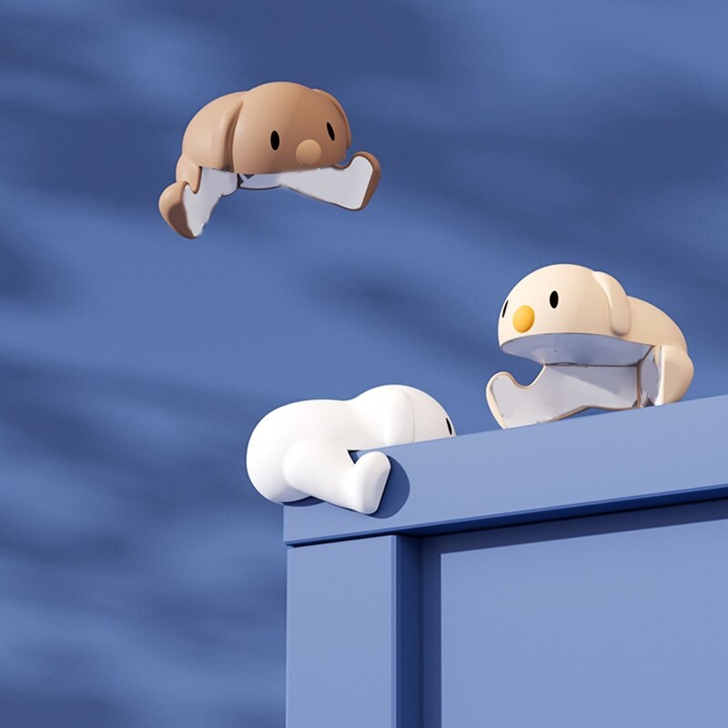 Cartoon Dier Hond Tafel Hoek Protector Bumper Meubels Edge Protector Baby Veiligheid Siliconen Bescherming Voor Tafel Bureau