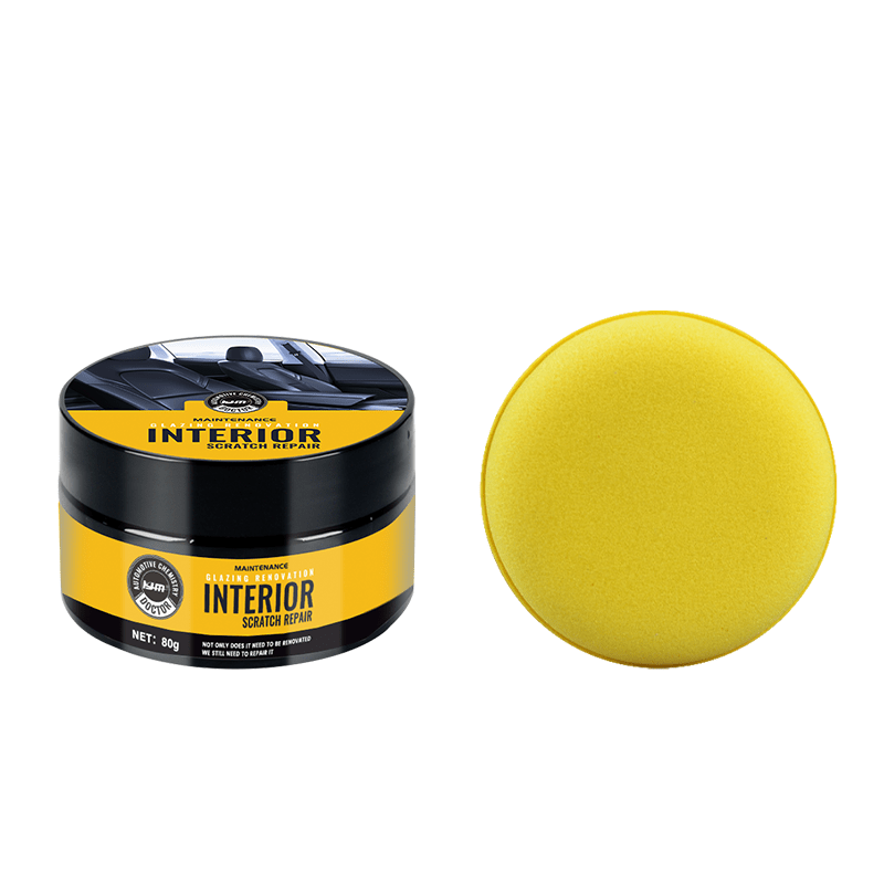 KJM Automotive Interior Scratch Repair Kit - Instrumentenpaneel en plastic reparatiecrème verbetert de glans en herstelt krassen