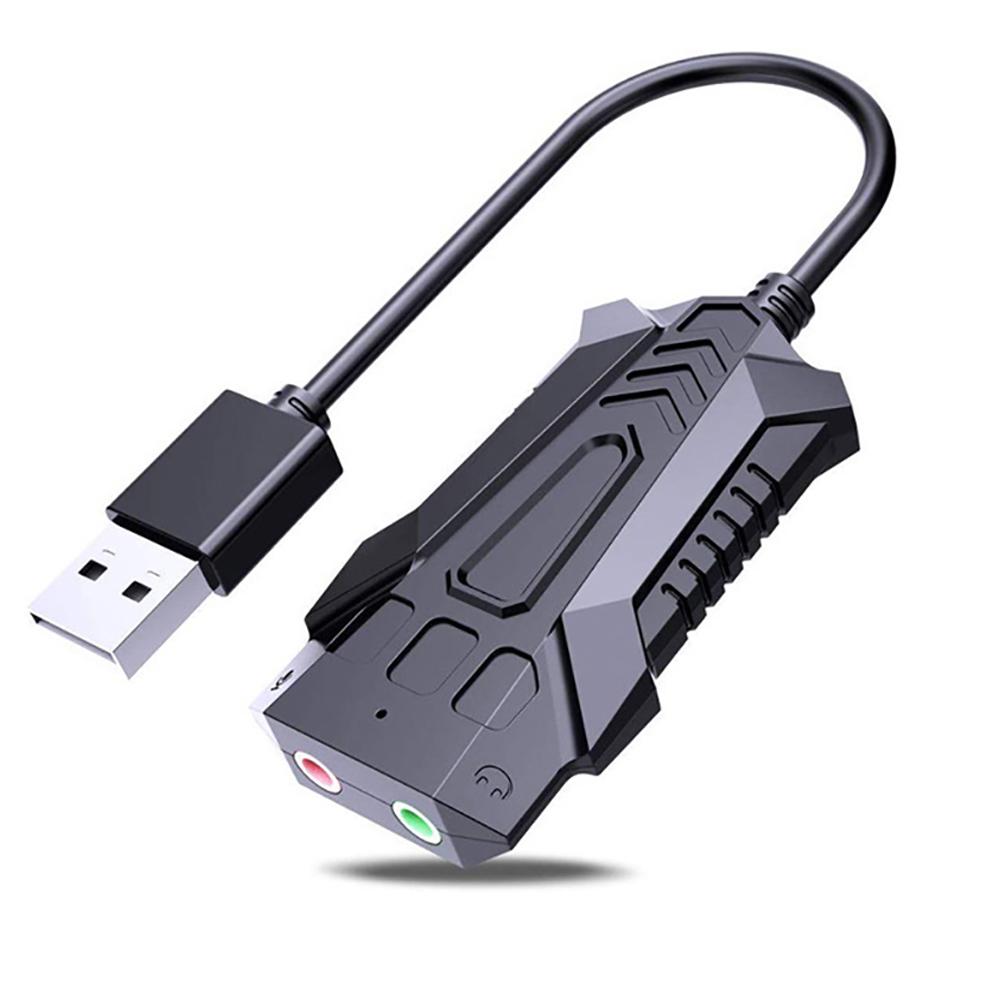 Computer Usb External Sound Card USB Sound Card External Desktop Computer Notebook ... – Grandado