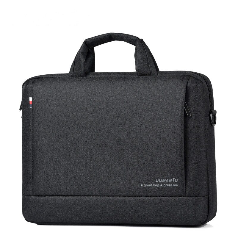 Mannen Handtas Trend Mode Toevallige Oxford Doek Satchel Zomer Leuke Luxe Tassen Heren Zakelijke Laptop Schoudertas: black