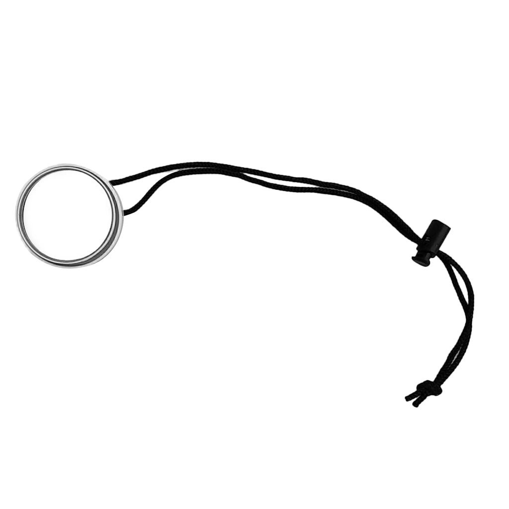 Portable Scuba Diving Snorkeling Cave Dive Rearview Mirror With Lanyard Gear