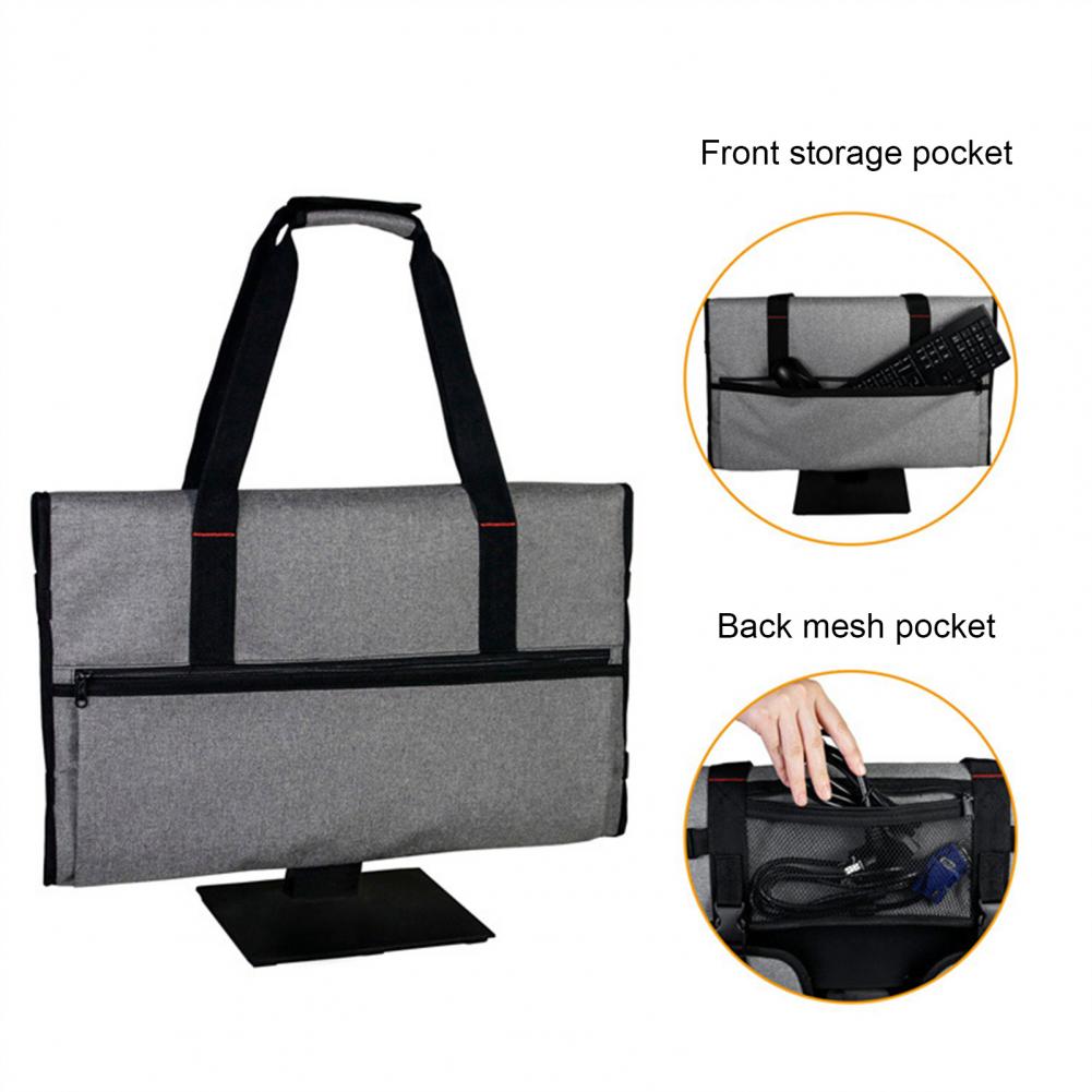 Screen Carrying Case Convenient Practical Strong Buckle Monitor Carrying Bag Fabric Monitor Carrying Bag