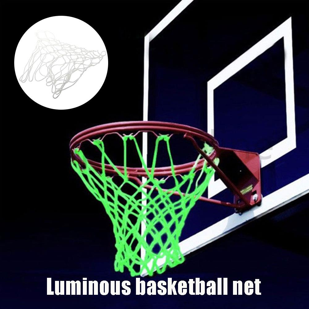 Luminescence Basketball Court Basket Net Basketball Net Match White Nylon Athletic Sports Outdoors Backboard Durable