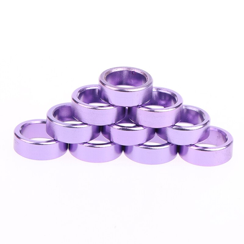10 Pcs Pet Duif Voetring Id 8Mm Aluminium Voet Tag Ring Duif Levert Apparaten: Paars