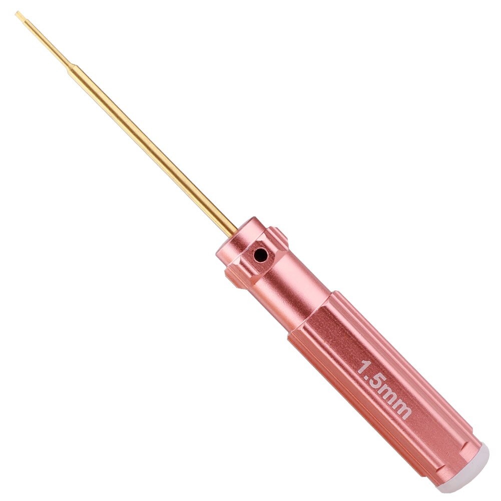 1 set inbussleutelschroevendraaiers, sleutelschroevendraaiers en gereedschapssets 1.5mm 2mm 3mm voor rc hobbymodelauto's/helikopters 2.5mm hsp-legerings-aluminiumgereedschapssets: 1.5mm