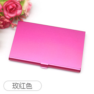 Business Card Case Aluminum Alloy Card Holder Metal Box Cover Credit Card Holder Man Business Card Holder Card Metal Wallet: green
