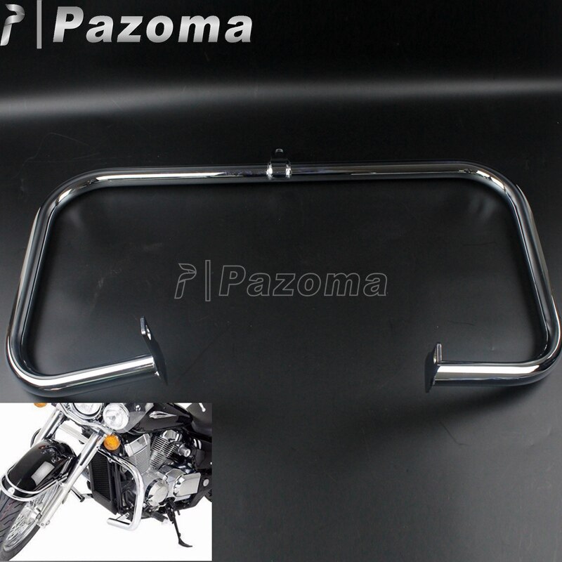 Chrome Motorcycle Engine Guard Protector Highway Crash Bar for Honda Shadow Aero VT 750 750C 400 2004 VT750 VT400 Bumper