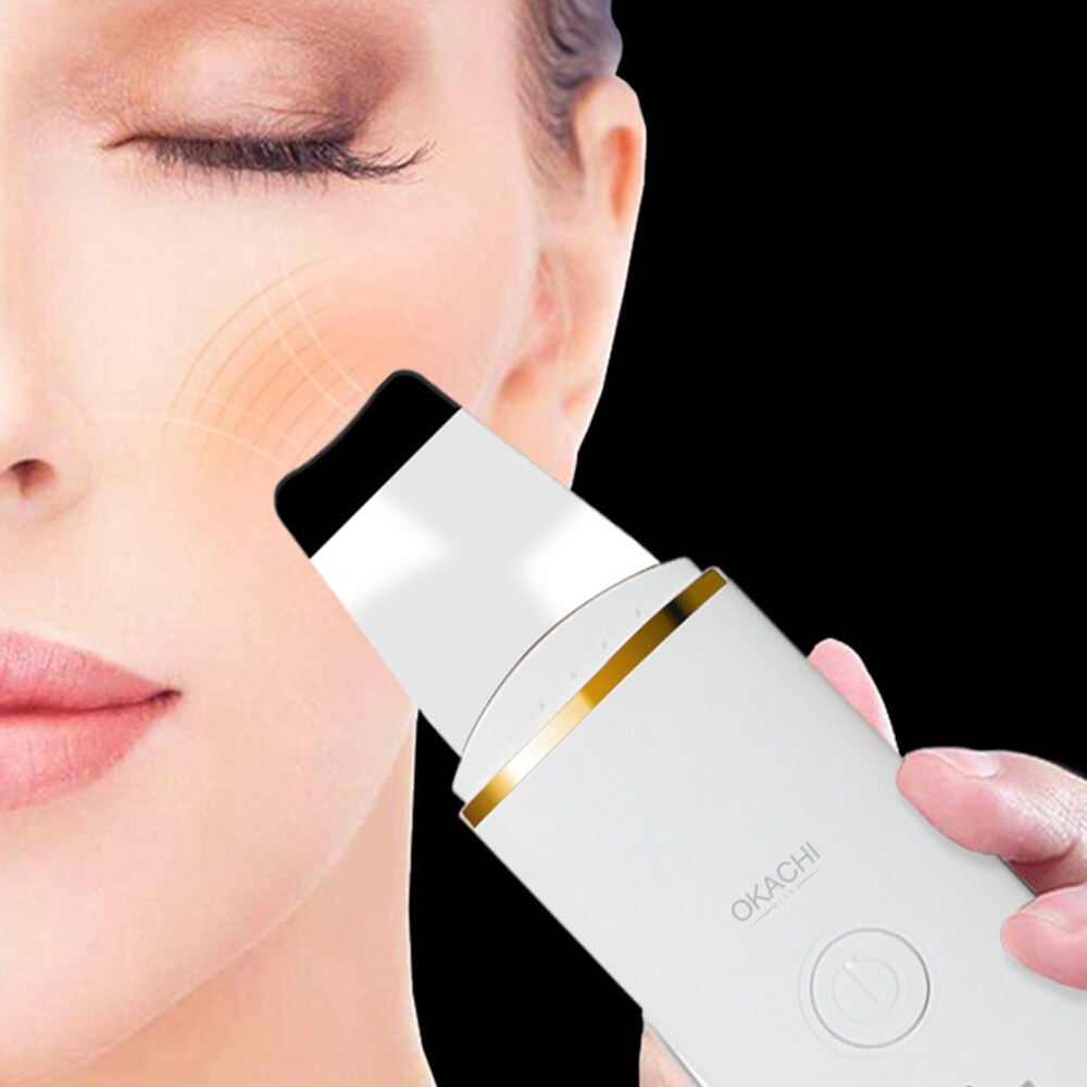 Piel ultrasónica del depurador de limpieza profunda depurador cara vibrante limpieza Facial instrumento para belleza para piel dispositivo con