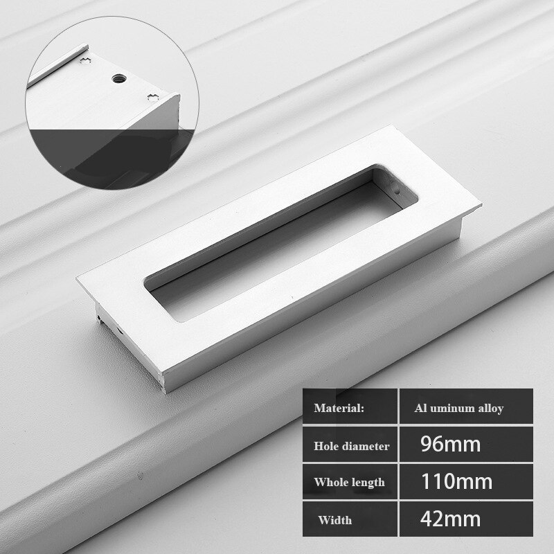 Dark pull embedded modern simple moving door small handle hidden drawer invisible sliding door handle hand button