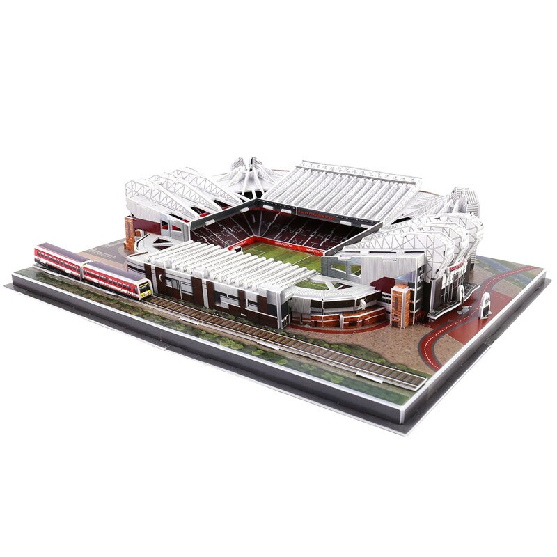 3D Puzzle toys World famous football stadium 16 styles models Camp Nou, Bernabeu,Old Trafford etc. kids diy papercraft models