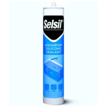 Aquarium Silicone Sealant Clear High Elasticity Safe for Fish 100% Solvent Free Non-Toxic Fresh 10.14 Fl oz.(300 ml) Transparent